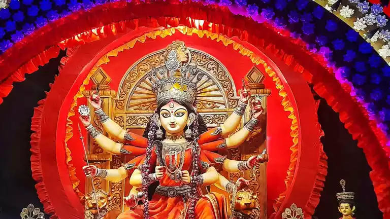 Durga Puja caption in Bengali