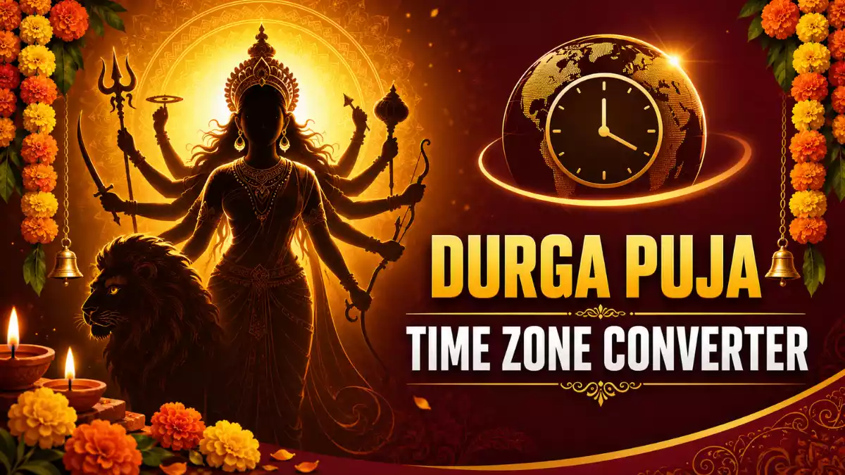 Durga Puja Timezone Converter