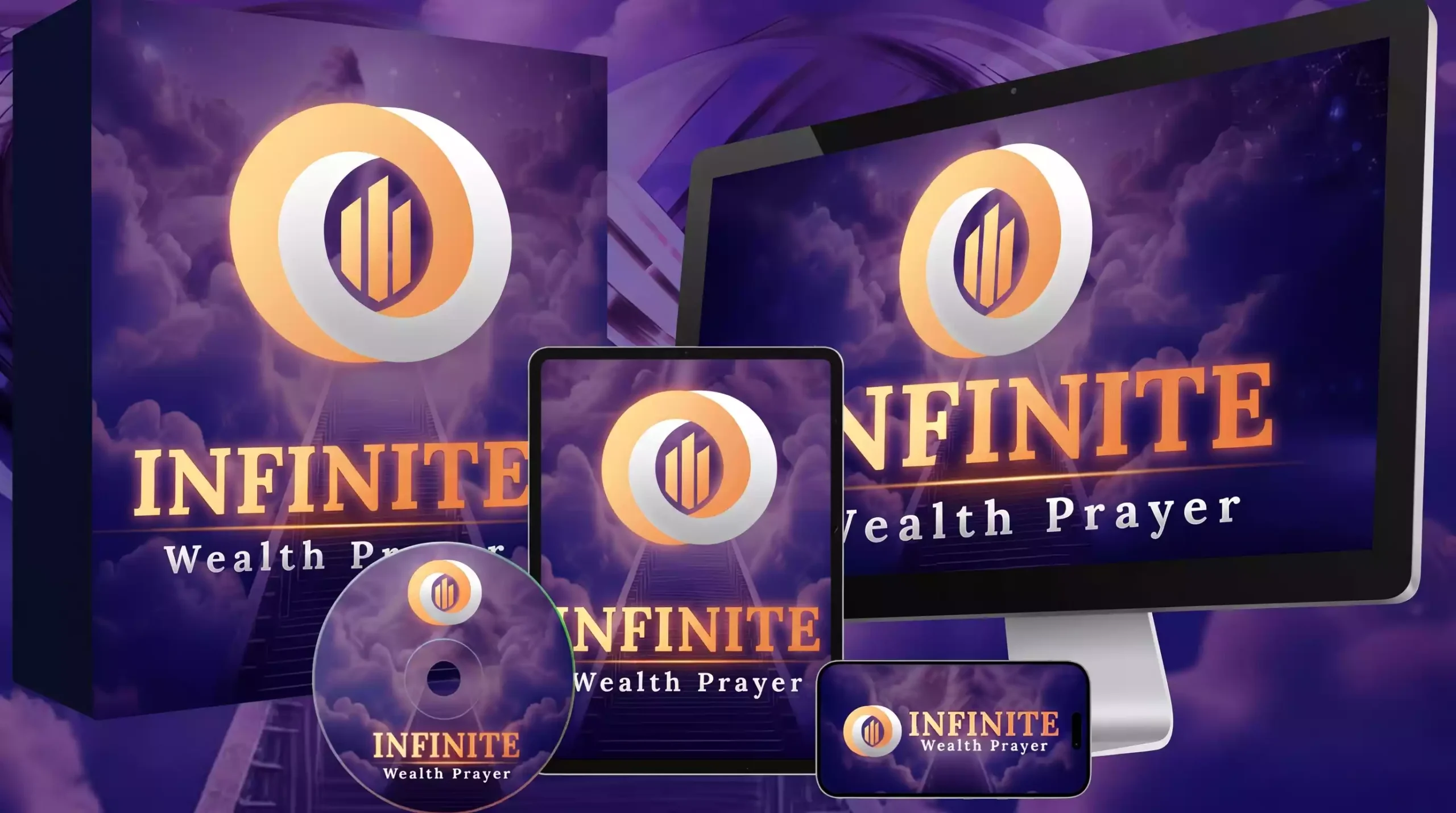 Infinite Wealth Prayer digital product on devices